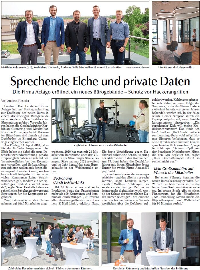 Pressebericht Landauer Zeitung